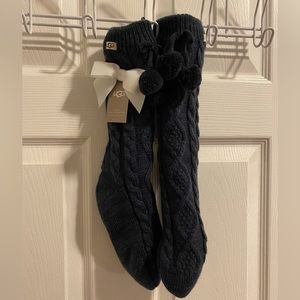 Ugg women’s fleece lined Pom Pom socks